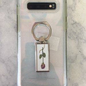 Hanging Rose Phone Ring; Phone accessory